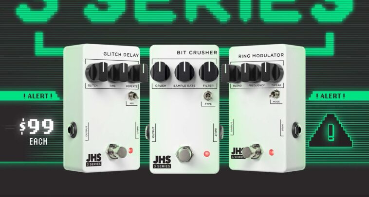 JHS broadens its budget-friendly 3 Series lineup with three unique pedals.]