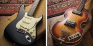 Strat and Höfner Violin Bass with Strong British Rock Heritage]