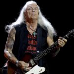 The inaugural performance of "Free Bird" by Lynyrd Skynyrd’s Rickey Medlocke.]