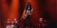 Tour-played Les Paul sets record as the highest-priced Slash guitar ever sold.]