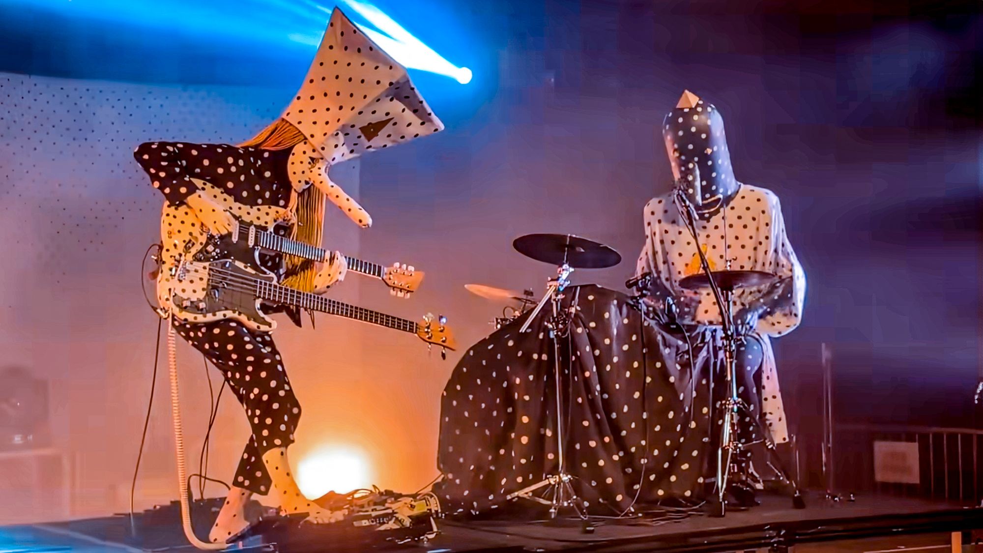 Unveiling Angine de Poitrine: The Viral Masked Microtonal Duo]