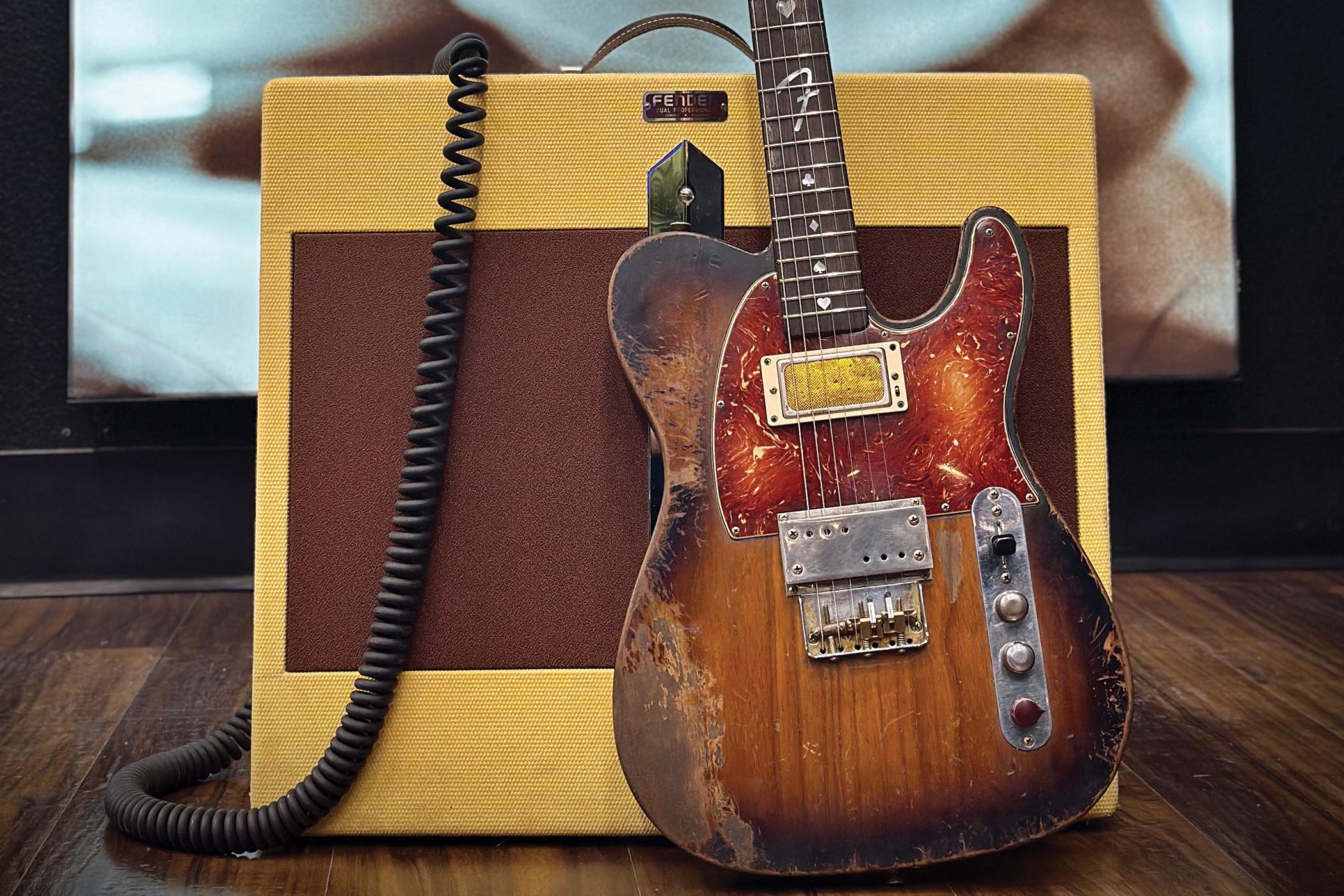 Off-piste pickups such as Gold Foils gave Auston MacNutt more options on this unique Telecaster build