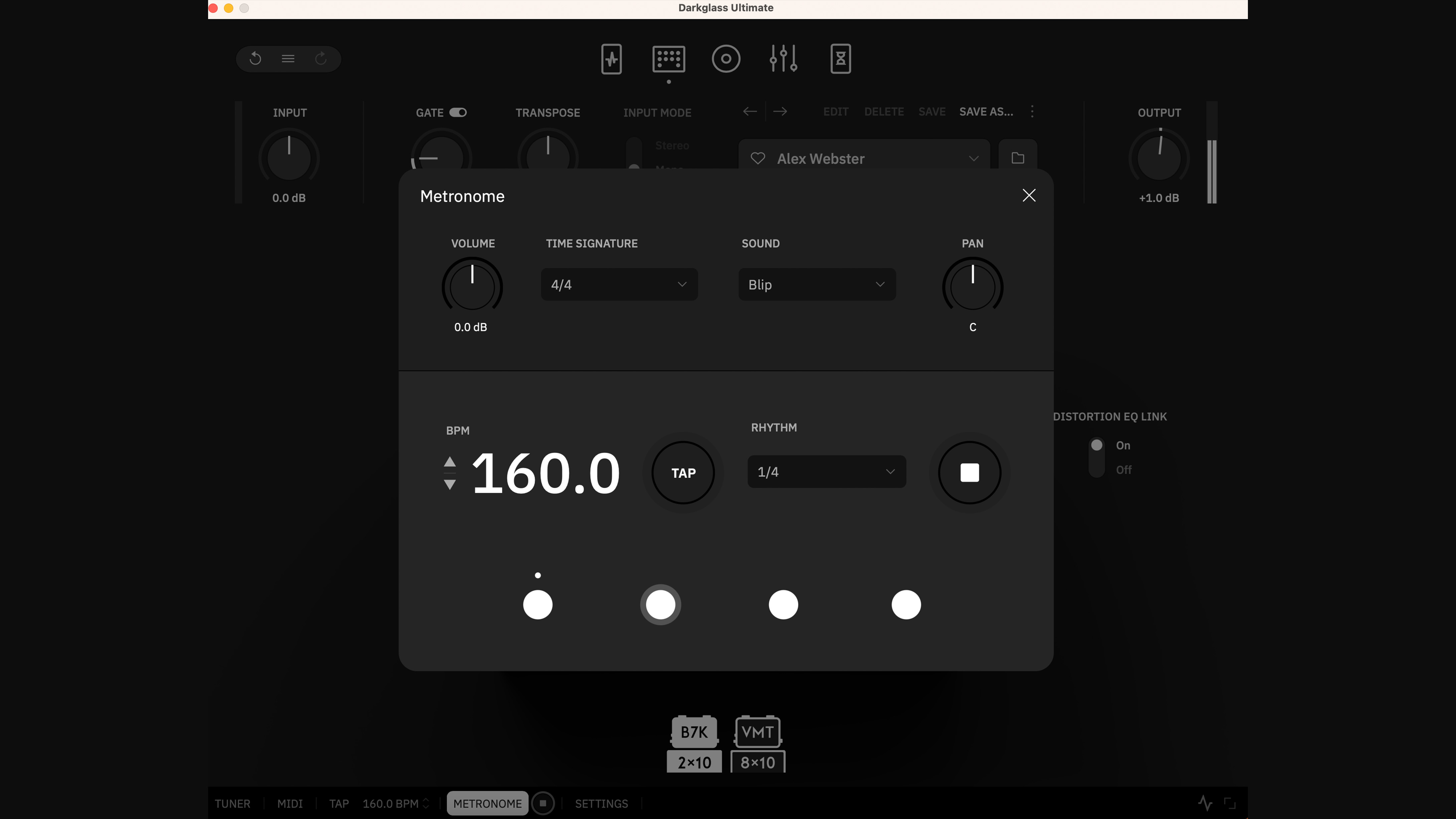 Neural DSP Darkglass plugin screenshots