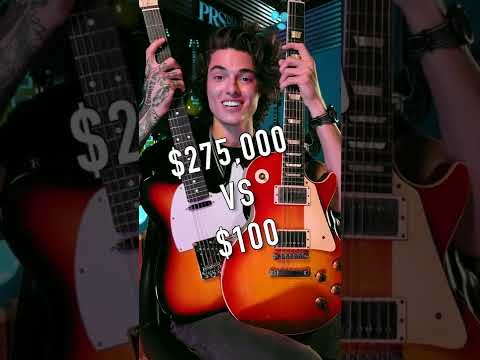 $275,000 VS $100 GUITAR!! WORTH IT??🤭🎸 18 Gibson Les Paul Standard review