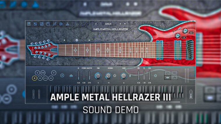 Ample Metal Hellrazer III | Best VSTi guitar? | Sound Demo | Progressive metal / Djent 18 djent guitar plugins review