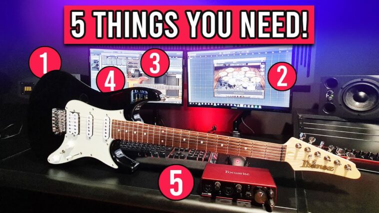 BEST GUITAR HOME STUDIO SETUP (finally record like a PRO!) 18 modern metal guitar plugins review