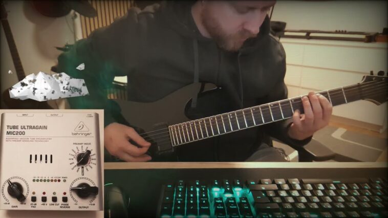 Behringer - Tube Ultragain Mic200 - presets review 18 cinematic guitar presets review