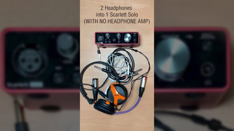 Focusrite Scarlett Solo into 2 headphones (without headphone amp!) 18 Focusrite Scarlett review