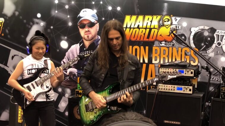 Kiko Loureiro and Li-sa X live at NAMM 2018 18 Kiko Loureiro