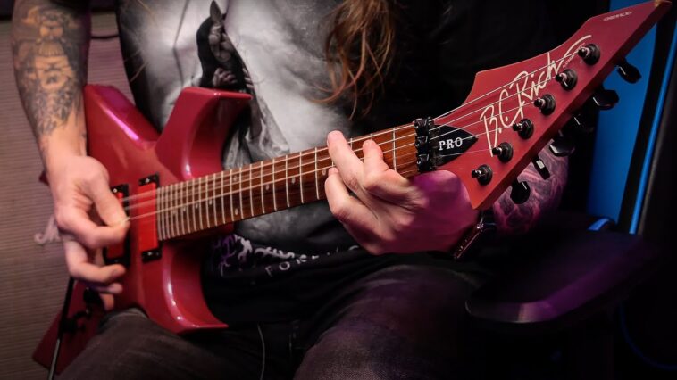 MY GUITAR - 90s BC RICH WARLOCK PRO PLATINUM 18 EMG pickups review