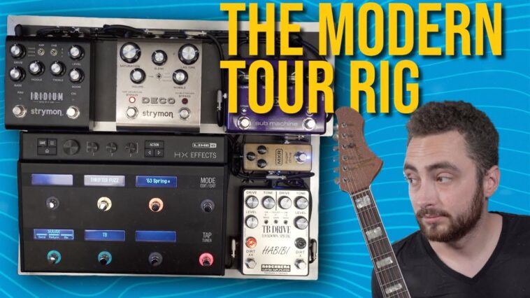Now This Is a MODERN Pro Pedalboard 18 Line 6 Helix review
