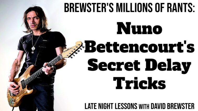 Nuno Bettencourt's Secret Delay Tricks 18 Nuno Bettencourt