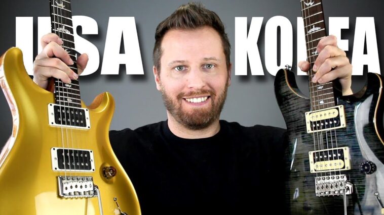 Paul Reed Smith vs PRS SE - American vs Korean Guitar Comparison! 18 PRS SE Custom 24 review