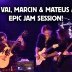 Steve Vai, Marcin & Mateus Asato Epic Jam Session! 26 Mateus Asato