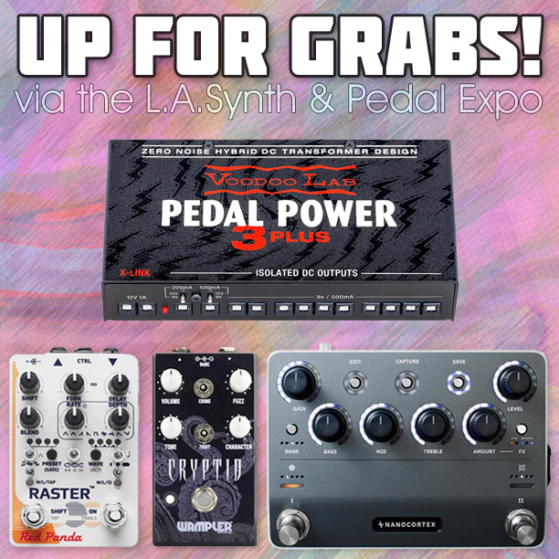 Win 4 Pedals And 1 Wireless System Via The LA Synth & Pedal Expo 18 Win 4 Pedals And 1 Wireless System Via The LA Synth & Pedal Expo