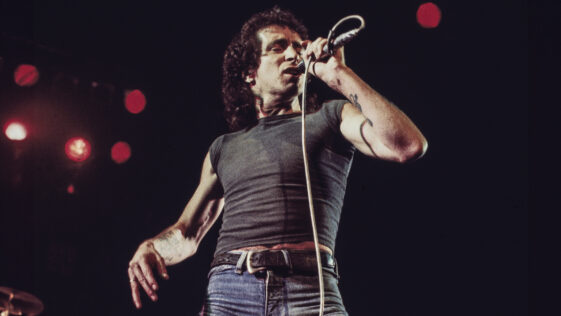 Behind Bon Scott”s bagpipes on AC/DC's “It’s a Long Way to the Top”