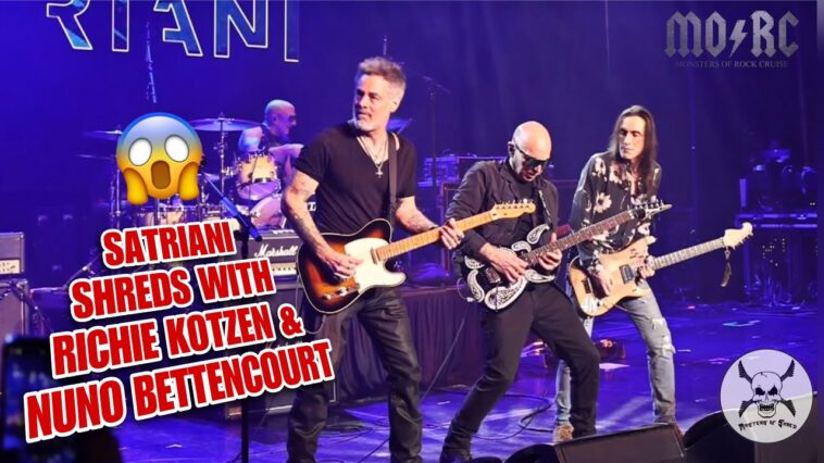 🔥Joe Satriani jams with Nuno Bettencourt & Richie Kotzen on the 2024 Monsters of Rock Cruise! HQ🎸 18 Joe Satriani