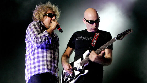 Joe Satriani says Sammy Hagar has him beat when it comes to this