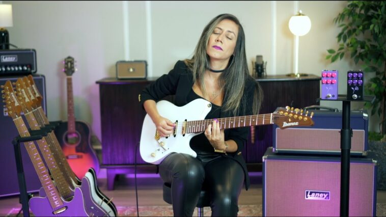Lari Basilio's Signature Pedal: JHS Violet 18 Lari Basilio
