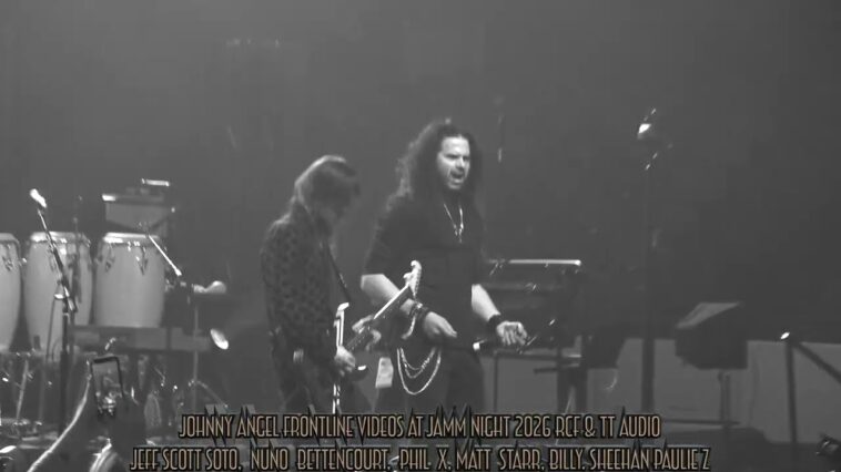 NUNO BETTENCOURT, JEFF SCOTT SOTO, MATT STARR, PHIL X, BILLY SHEEHAN, PAULIE Z , STONE IN LOVE- RCF 18 Nuno Bettencourt