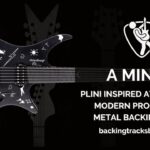 Plini Inspired Atmospheric Modern Progressive Metal Backing Track in A Minor | 100 BPM 25 Plini