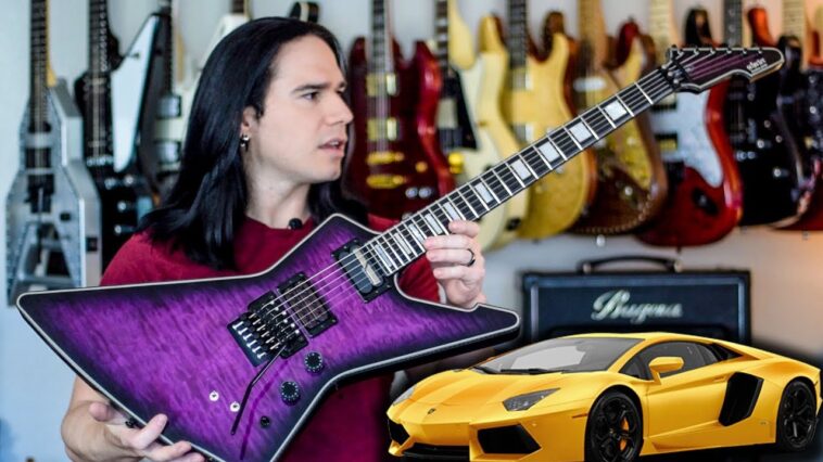 Schecter Made the Lamborghini of Guitars! - Demo / Review 18 Schecter Hellraiser review