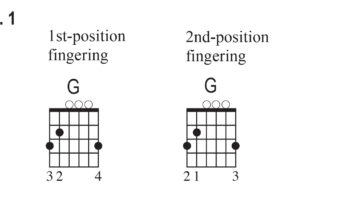 Two essential G chord shapes: when to use each finger position and why