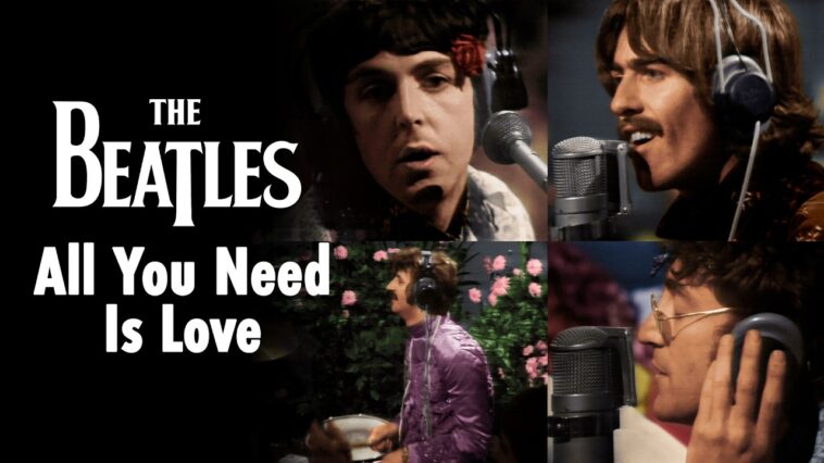 What happened to the guitar solo on The Beatles All You Need Is Love?