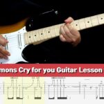 Andy Timmons - Cry for you Guitar Lesson With Tab Part 1/2(Slow Tempo) 25 Andy Timmons
