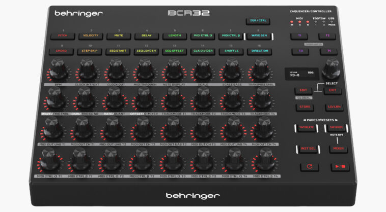 Behringer’s Daft Punk-approved, cult-classic MIDI controller has been reborn as the BCR32 – and now it’s a hardware sequencer too 18 Behringer’s Daft Punk-approved, cult-classic MIDI controller has been reborn as the BCR32 – and now it’s a hardware sequencer too