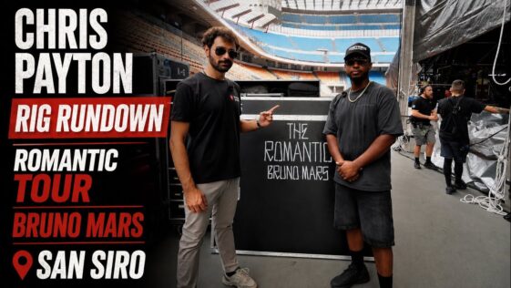 Chris Payton reveals his rig for Bruno Mars stadium shows