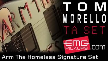 EMG launches Tom Morello Arm the Homeless pickup set