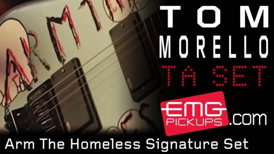 EMG launches Tom Morello Arm the Homeless pickup set