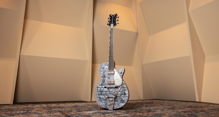 Gretsch unveils a limited edition Penguin in Light Blue Pearl