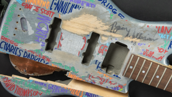 “I didn’t mean to break up my bass, but we don't play music to get full cans of soda thrown at us”: Pearl Jam’s Jeff Ament recalls the wild night that brought his custom “NBA” bass to a brutal end