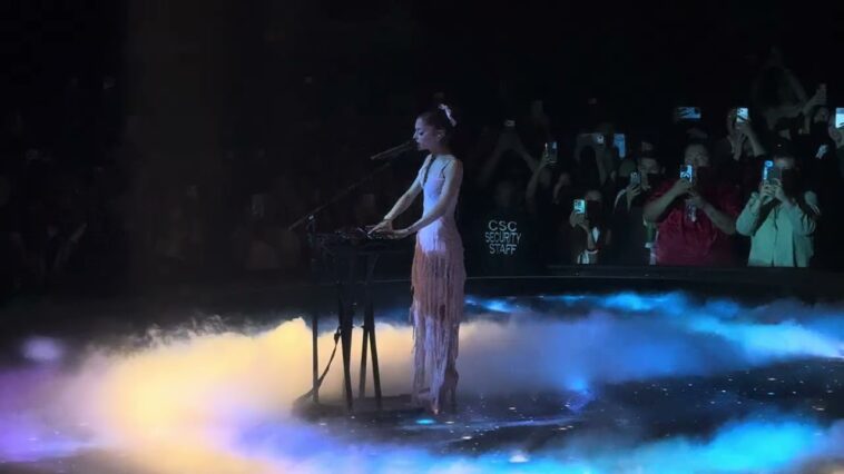 “I know I'm not supposed to use these foot pedals like this but it works”: Ariana Grande’s live looping moment on her Eternal Sunshine tour showcases a skill that she’s been honing for 20 years