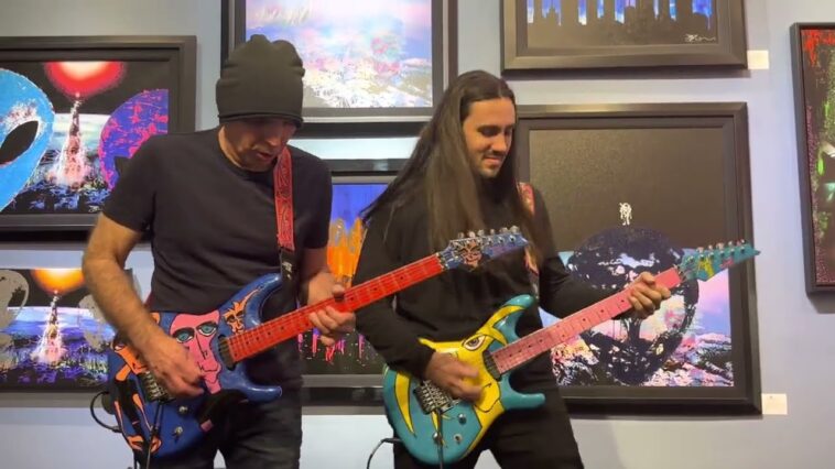 Joe Satriani & Wilmer Lebron - Guitar Jam (Part - 1) 18 Joe Satriani