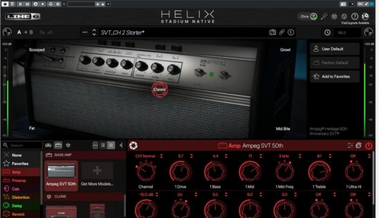 Line 6 launches free Helix Stadium plugin