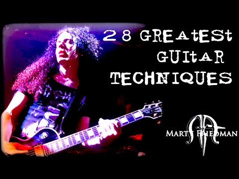 MARTY FRIEDMAN's 28 Greatest Guitar Techniques! 18 Marty Friedman