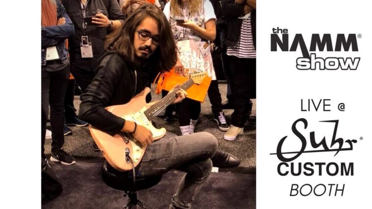 Mateus Asato Live @ Suhr Guitars Booth NAMM 2018 (playing his signature Suhr guitars!) 18 Mateus Asato