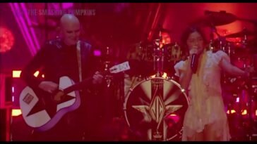 Olivia Rodrigo ticks another name off her alt-rock wishlist as she joins Smashing Pumpkins on stage at Lollapalooza to sing Thirty Three