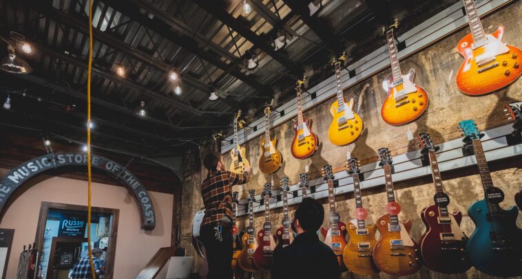 On the shop floor at legendary NJ guitar store Russo Music