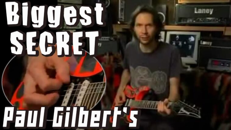 REVELATION! Paul Gilbert's changing string technique! 18 Paul Gilbert