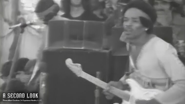 See Jimi Hendrix in newly unearthed Woodstock video footage shot from the stage