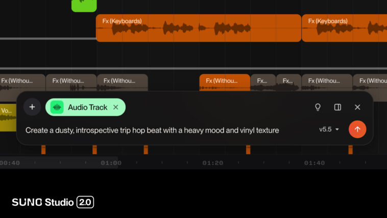 Suno’s Studio 2.0 adds an AI chatbot that can control your project, transform sounds and generate custom plugins 18 Suno’s Studio 2.0 adds an AI chatbot that can control your project, transform sounds and generate custom plugins