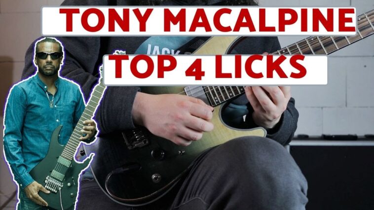 Top 4 Tony MacAlpine Licks 18 Tony MacAlpine