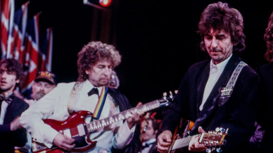 When George Harrison and Bob Dylan recorded in Dave Stewart’s kitchen