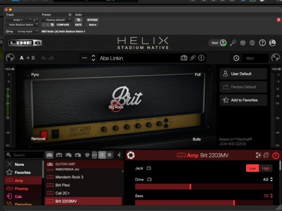 Line 6 Helix Stadium Native review