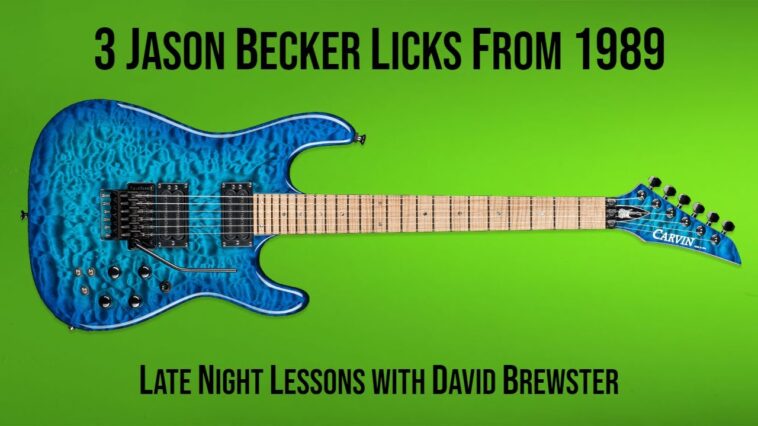 3 Jason Becker Licks From 1989 18 Jason Becker