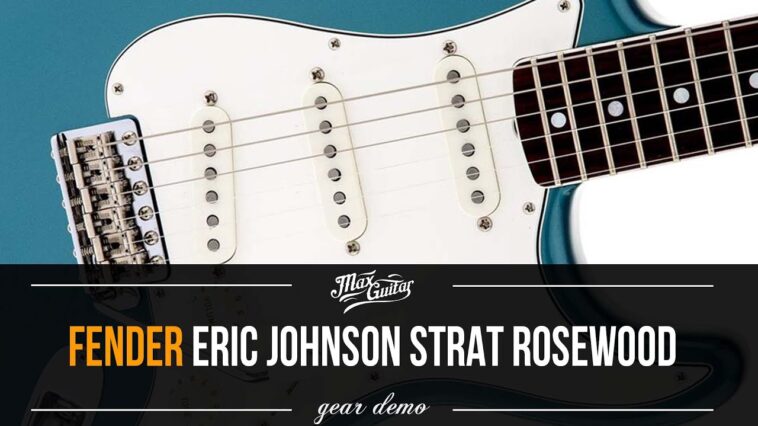 An EXTREMELY powerful Strat! The Fender Eric Johnson Rosewood Stratocaster! 18 Eric Johnson